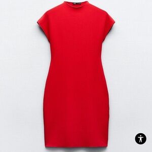 Short Stretch Knit Dress